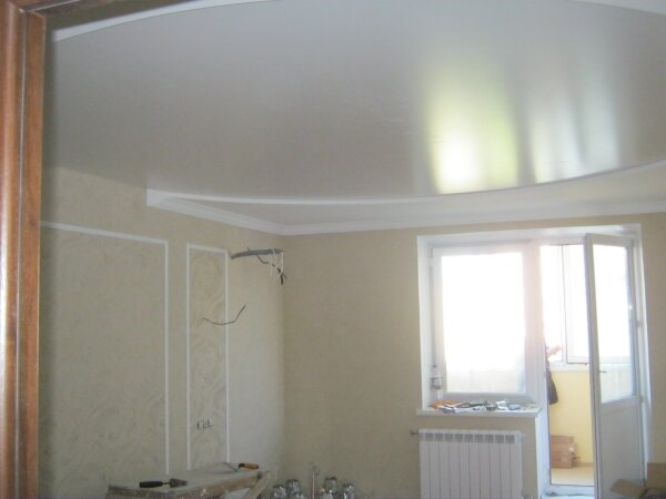 Сатиновые натяжные потолки